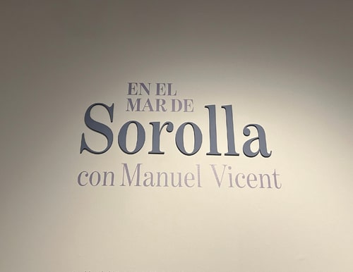 Exposición "En el mar de Sorolla con Manuel Vicent" Mis Palabras con Letras 1
